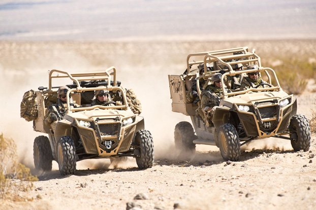 Polaris ATV in the desert