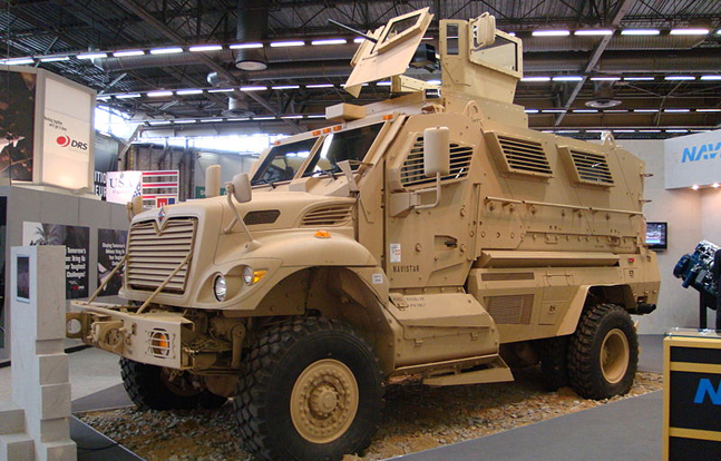 Police in South Portland, Maine recently acquired a MaxxPro MRAP vehicle.