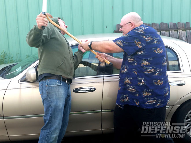 walking cane, cane, walking cane self defense, cane self defense, less-lethal weapon, less-lethal, less lethal, walking cane defense
