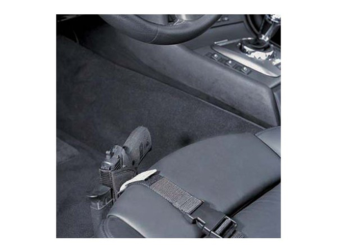 gun safe, gun safes, safes, safe, holsters, holster mounts, holster, vehicle holster, gun safe car, desantis kingston car seat holster