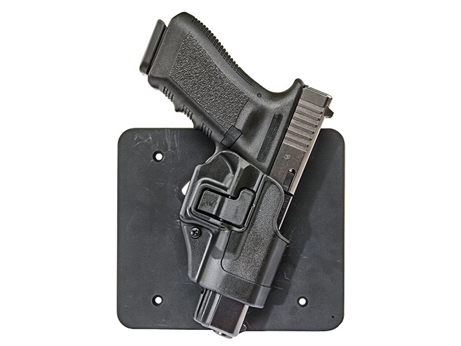 gun, gun safe, gun safes, safe, safes, gun vault, gun holster, Gun Storage, GlockStore Under Desk Concealment Plate