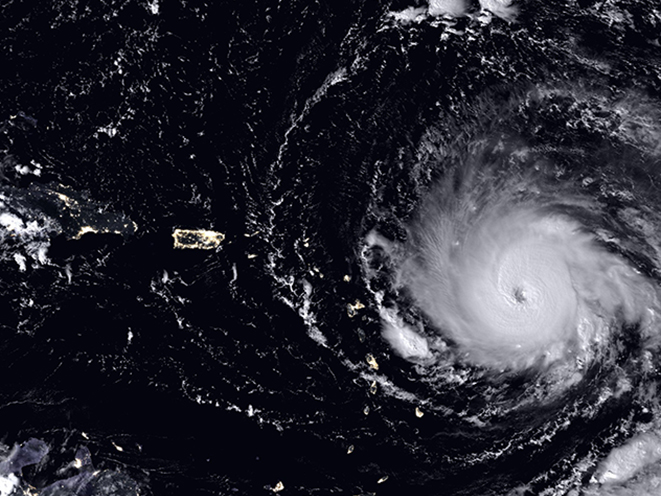 hurricane irma satellite image