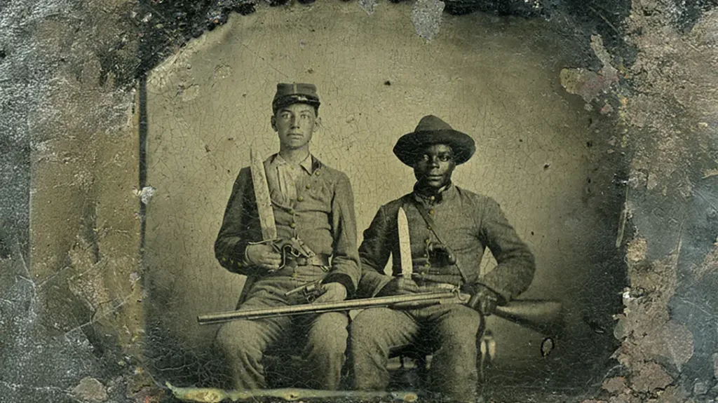 Soldiers with Bowie Knives