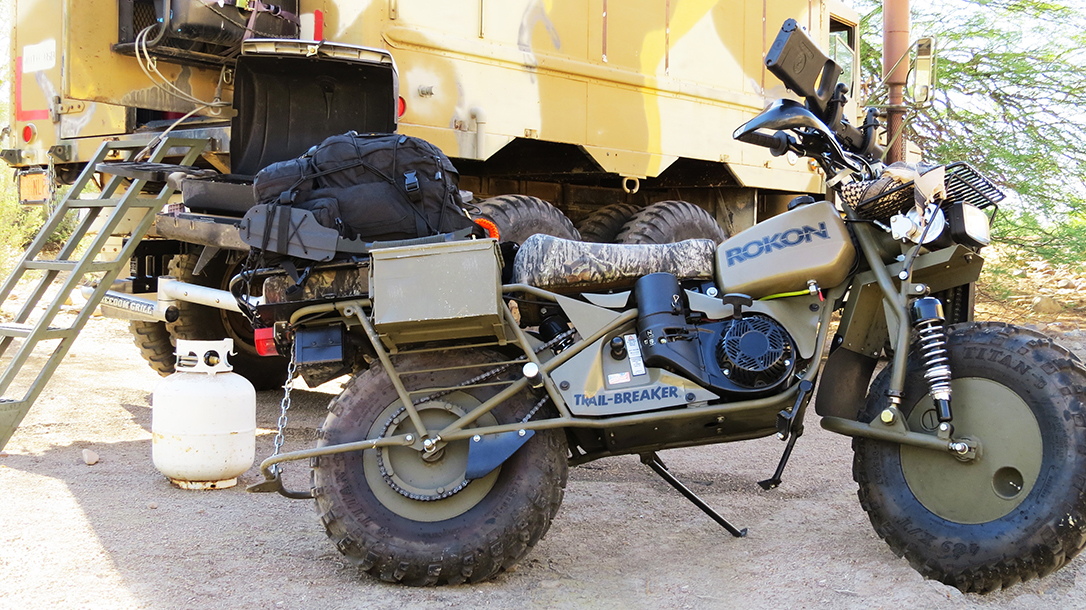 Rokon Motorcycle bug-out