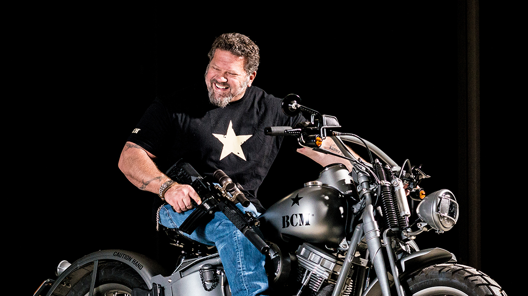 Harley WLA 1951 Panhead Repro Bravo Company Paul Buffoni laugh