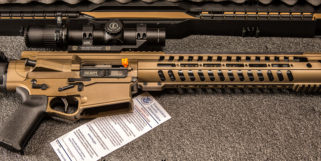 traveling with guns TSA, rifle