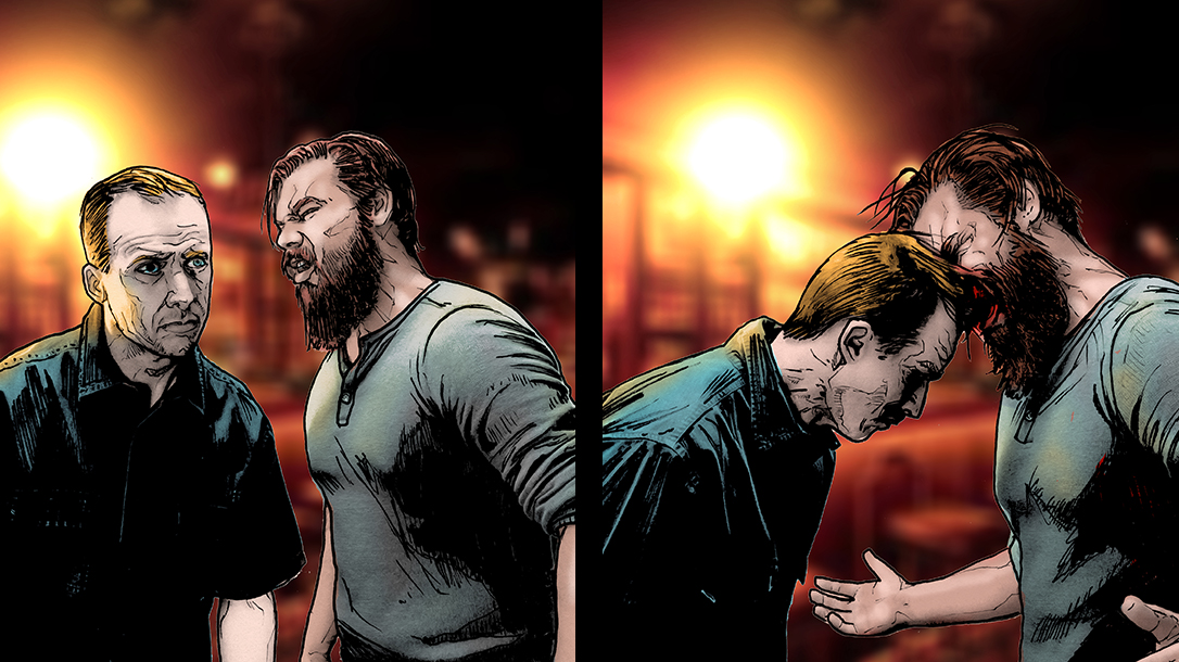 A well-executed headbutt is a surefire way to end a bad situation.