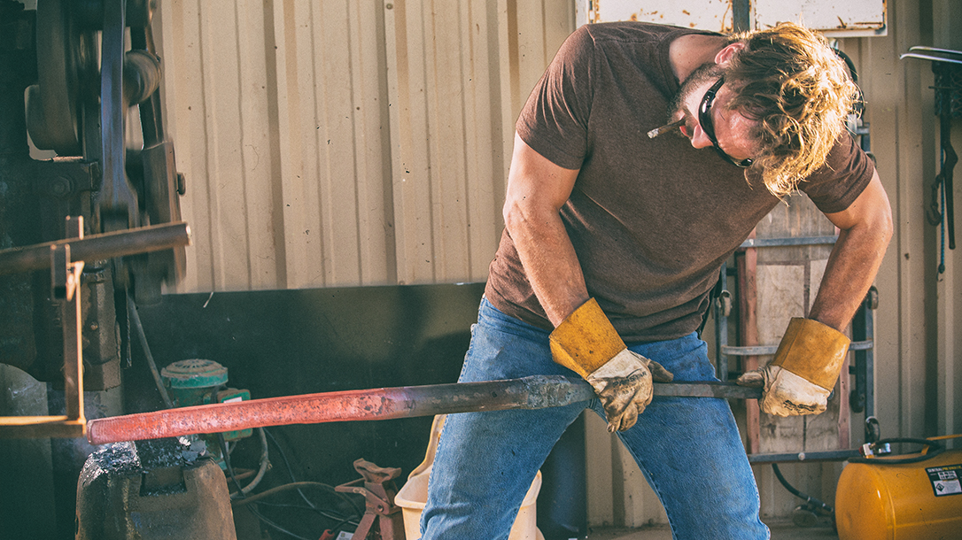 Travis has been forging and grinding knives and taking an interest in anything mechanical. He’s always had a passion for engineering and has turned that passion into hard work, producing some of the most unique prototypes in the bladesmithing industry.