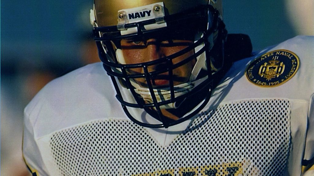 Clint Bruce Playing Football
