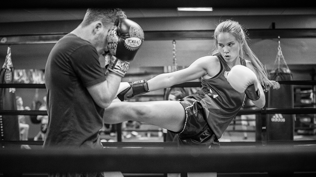 Tierra Brandt training.