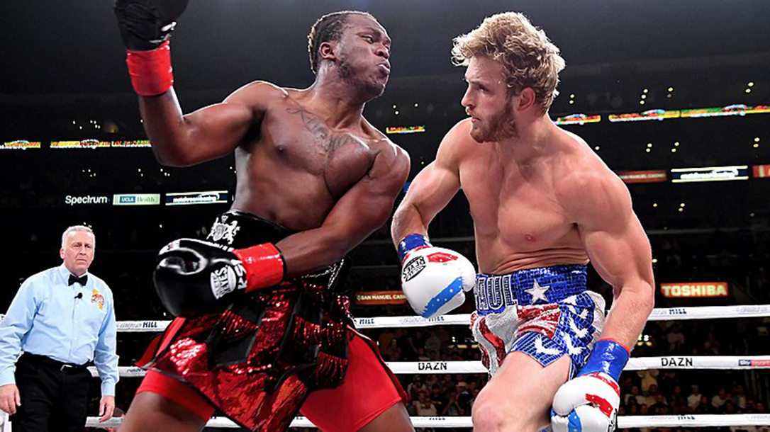 Photo of KSI and You Tube Boxing Celebrity Logan Paul.