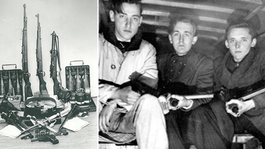 Members of the Churchill Club and their arsenal.