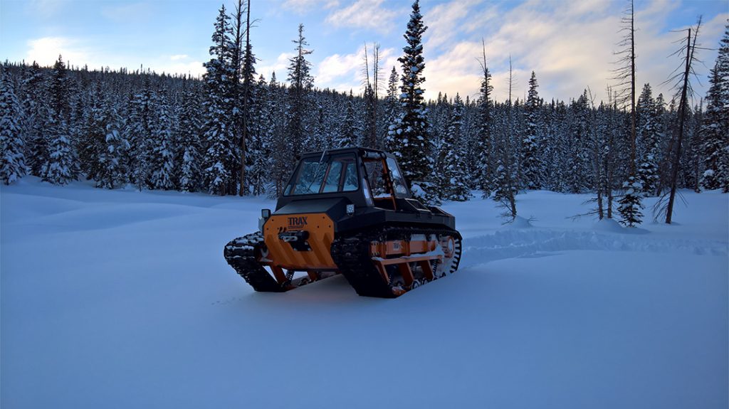 LiteTrax review, Lite Trax, extreme terrain vehicle test, snow