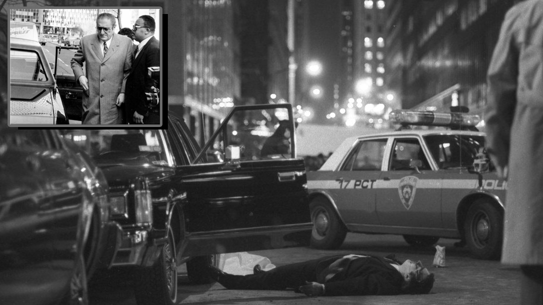 The assassination of Mob boss Paul Castellano.
