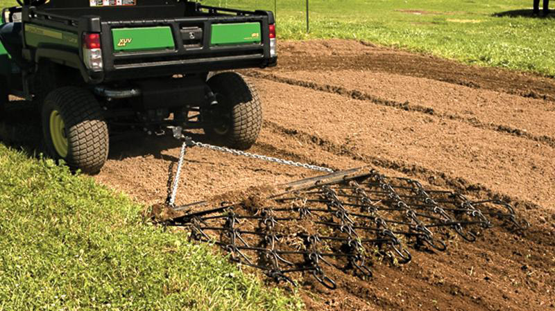 farmland, ATV, all-terrain vehicles, farming, ATV Chain Harrow