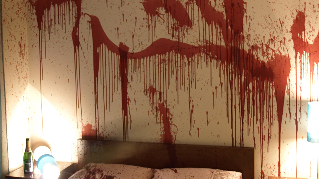 Crime scenes are usually places that aren't for the faint of heart. 
