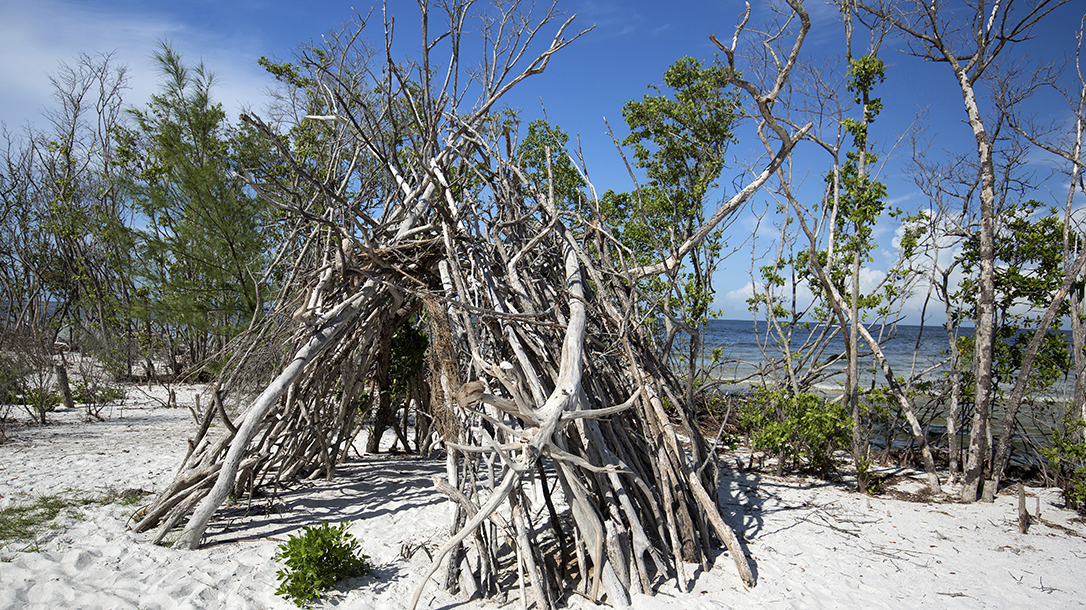 Having a proper shelter is a must for any outdoor survival situation.