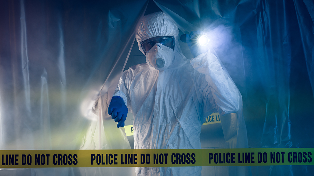 Crime scene cleanup and forensic scientists investigate!