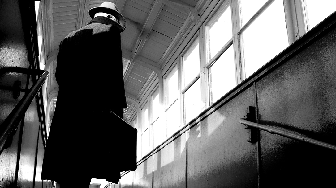 A covert operator is the gray man in the room, moving unnoticed.