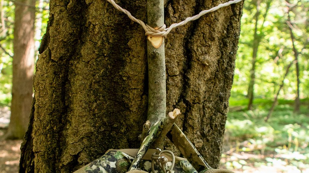 My first task when I got to camp was to create a pack hook.