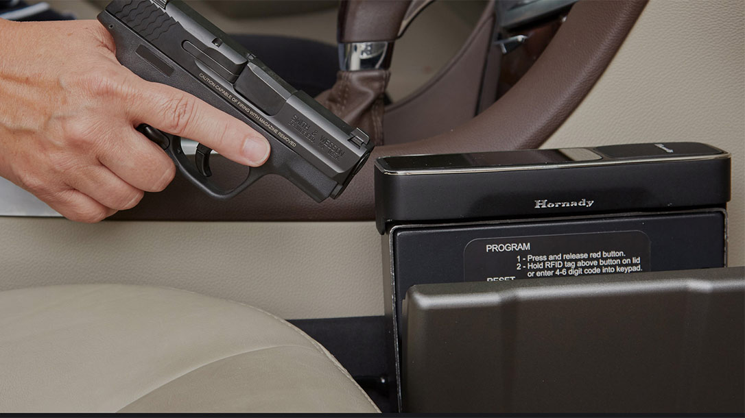 The Hornady RAPiD Vehicle Safe.