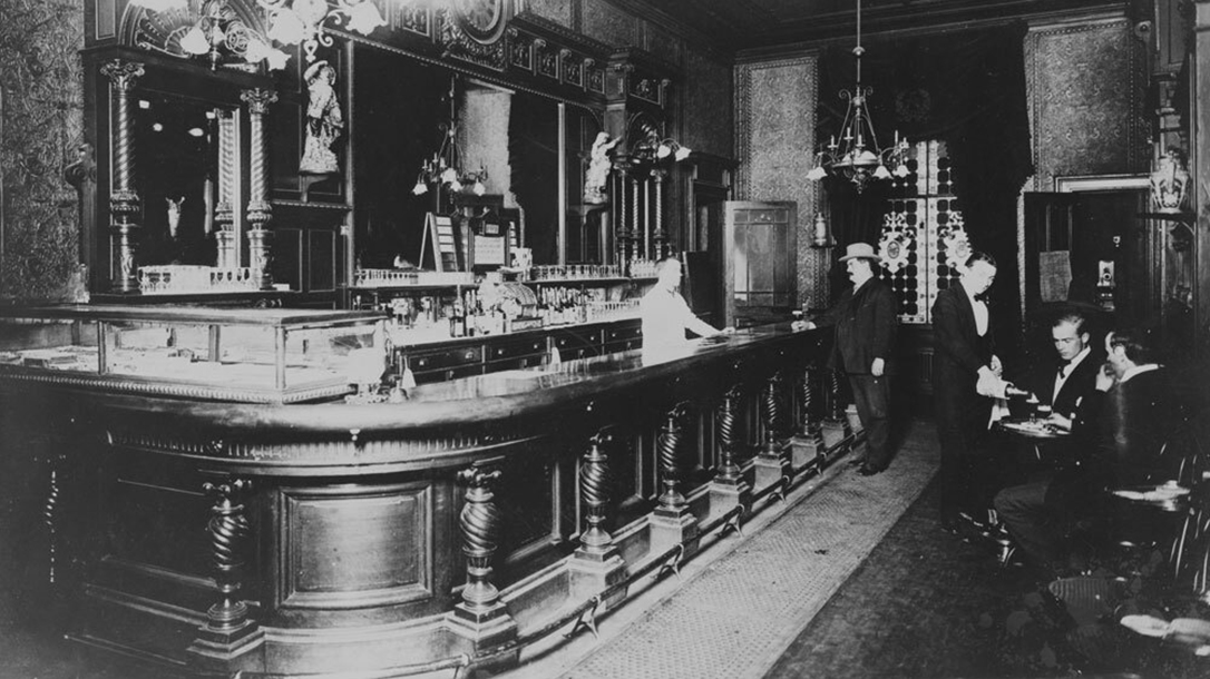 Speakeasy during prohibition.