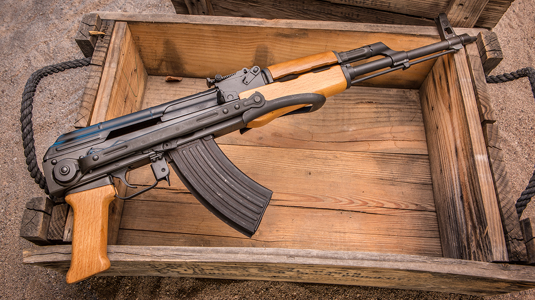 AK-47 seen here on display.