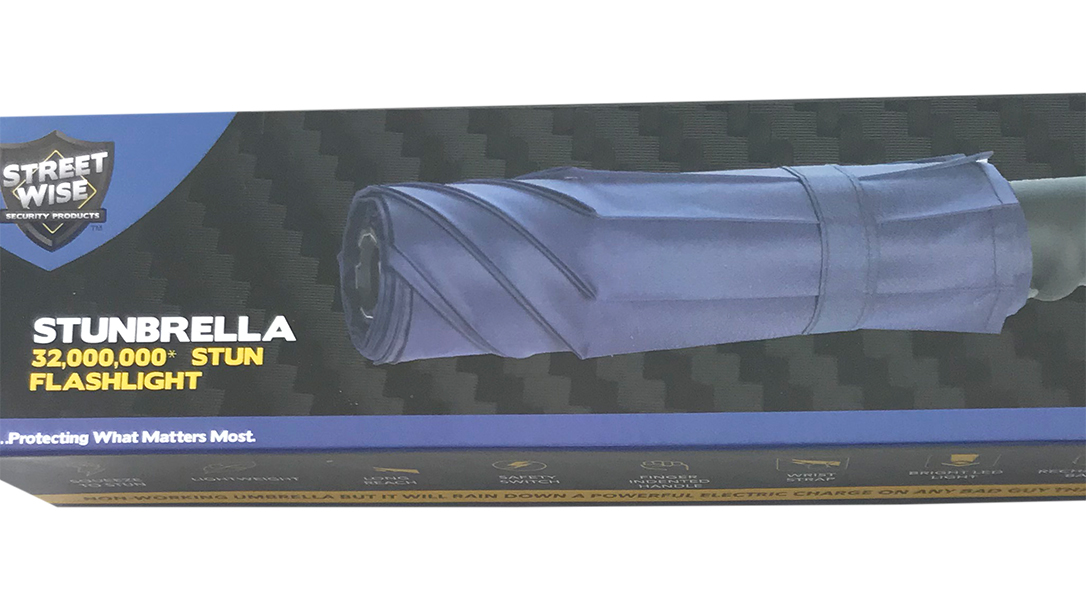 An umbrella that stuns unsuspecting goons is just what the doctor ordered.