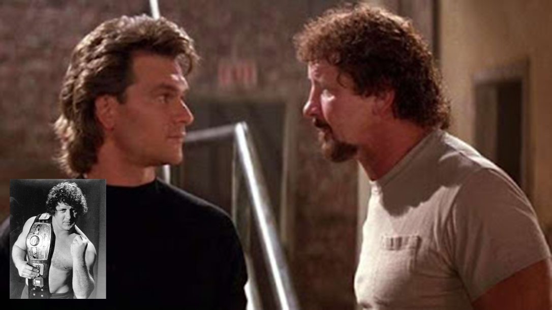 Legendary wrestler Terry Funk in Roadhouse.