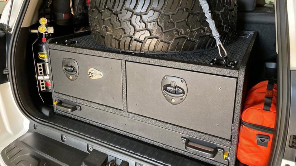 ROCKLAND Custom Products Vehicle Gun Cabinets and tactical vehicle storage.