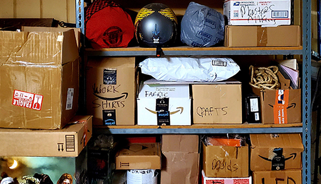 Everybody has at least one overflowing area full of stuff in their house.