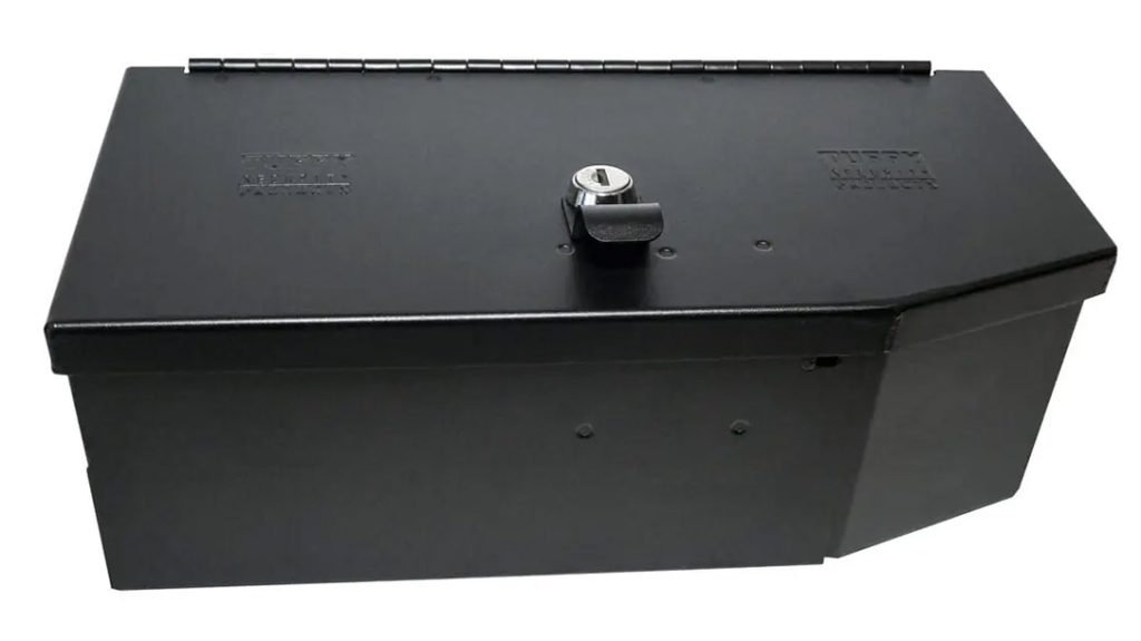 The Tuffy Underseat Lockbox Jeep Gladiator.