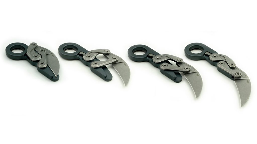 When actuated, the CRKT Provoke Compact blade springs forward like a catapult.