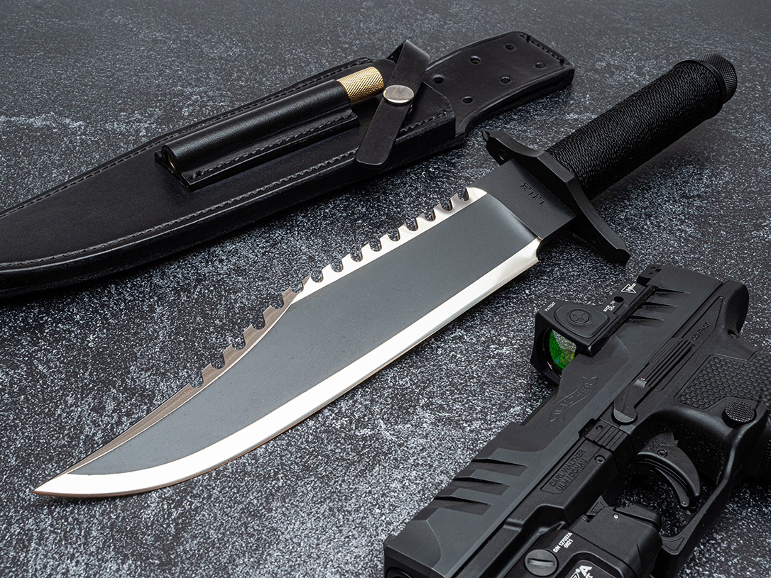 Rambo and First Blood inspired survival knives.