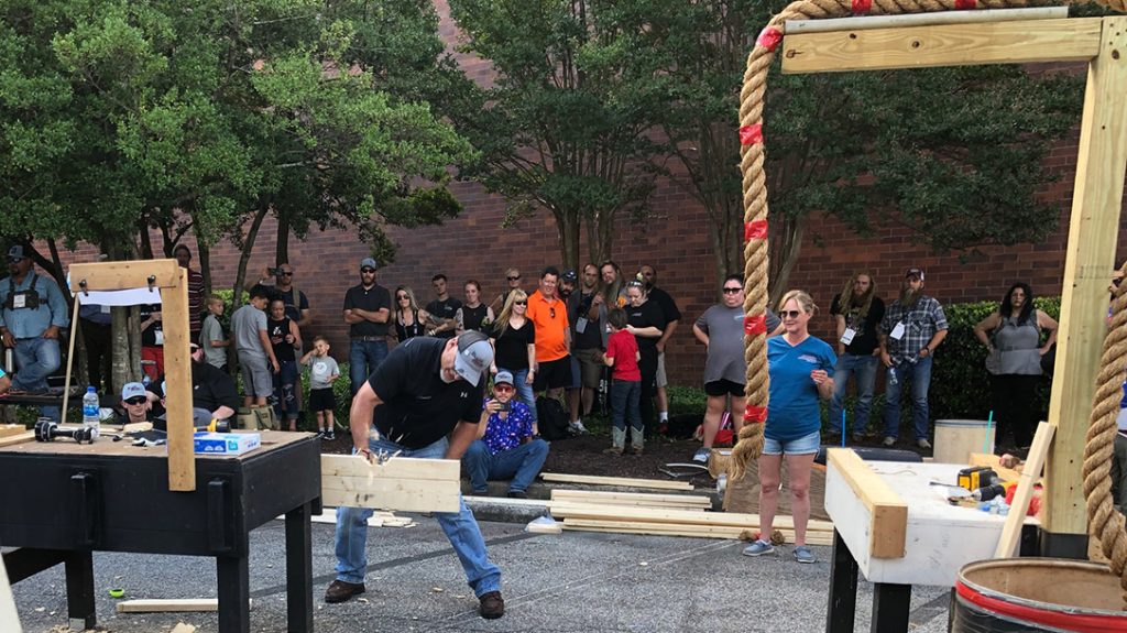 Every BLADE Show has a cutting competition and it is worth the time to watch.
