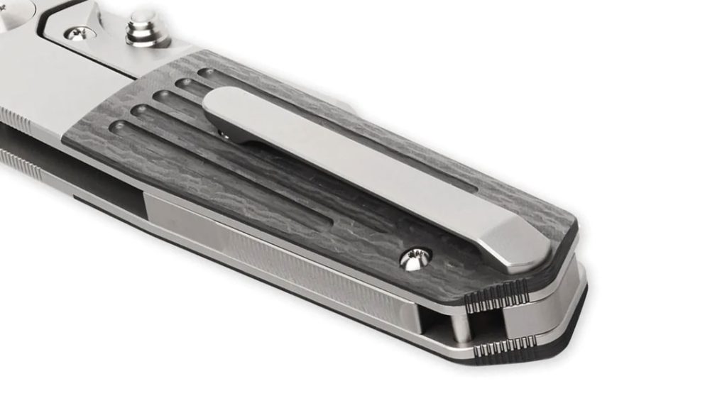 With subtle jimping on the frame and back spacer, the SPD STS also has an internal lanyard pin at the butt.