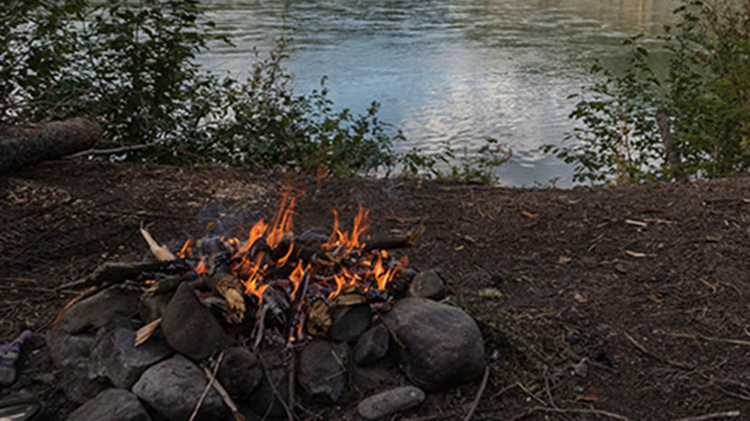 Campfire and a rattlesnake, the makings of an epic no shit there I was story.