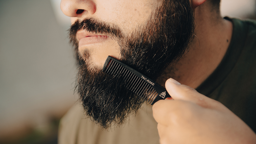 The TOPS Tac-Rake is made for beards.
