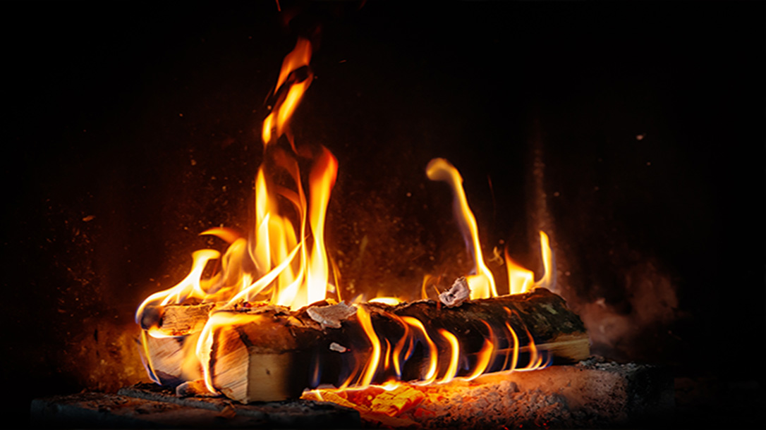 Having a fireplace complete with logs and matches is a difference maker during a power outage.