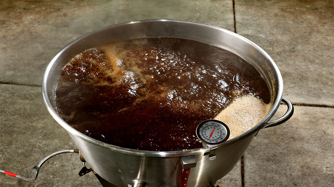 A crucial step in brewing your own beer at home is sterilization.