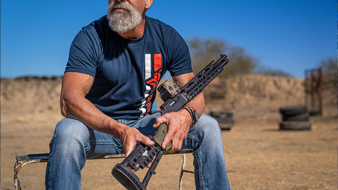 Modern day lever actions can be outfitted with the latest and greatest accessories just like the popular AR-15 sporting rifle.