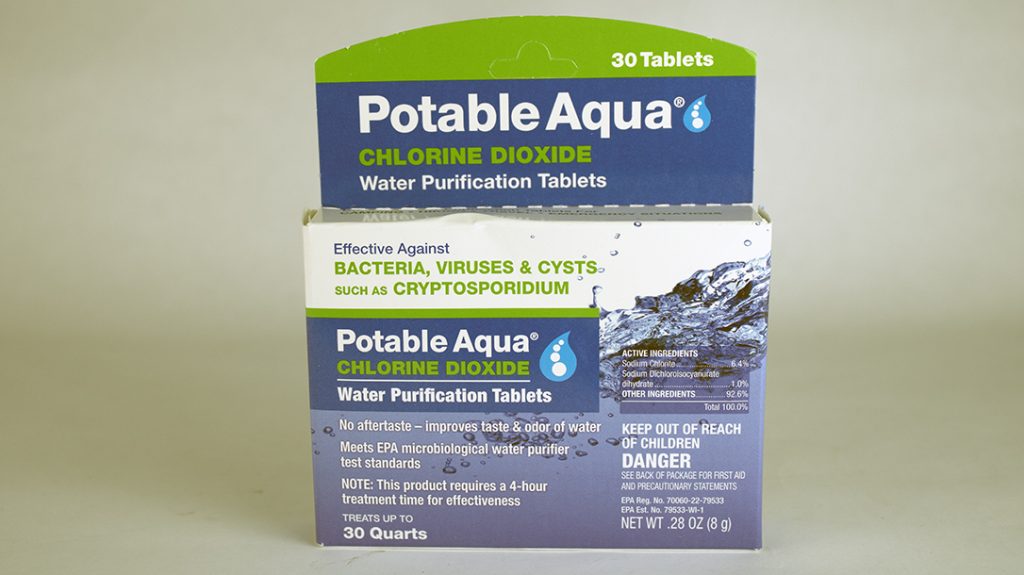 Pharamacal Potable Aqua Chlorine Dioxide Water Purifier for treating drinking water.