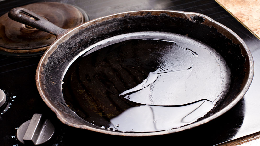 Learn how to season a cast iron pan and kiss that non stick skillet goodbye.