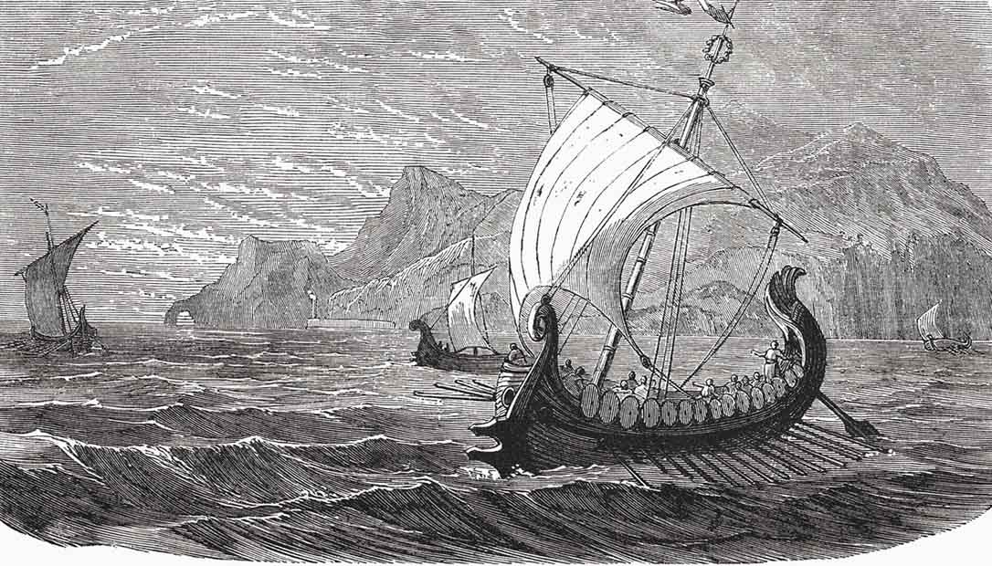 Vikings were known for their rough and violent lifestyle. Even though a few burial rituals still fell within those lines.