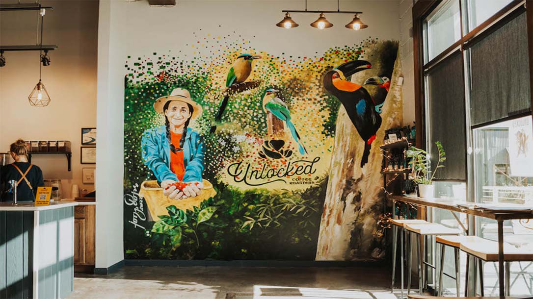 A great example of how to start a coffee company can be found within the doors of unlocked coffee company.