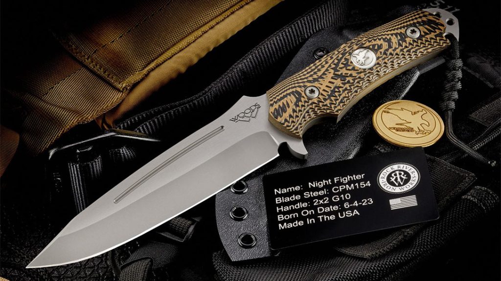 Nighthawk Custom Night Fighter and Night Hunter Knives.