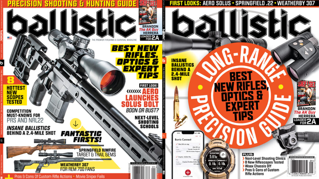 Ballistic August September 2023 covers.