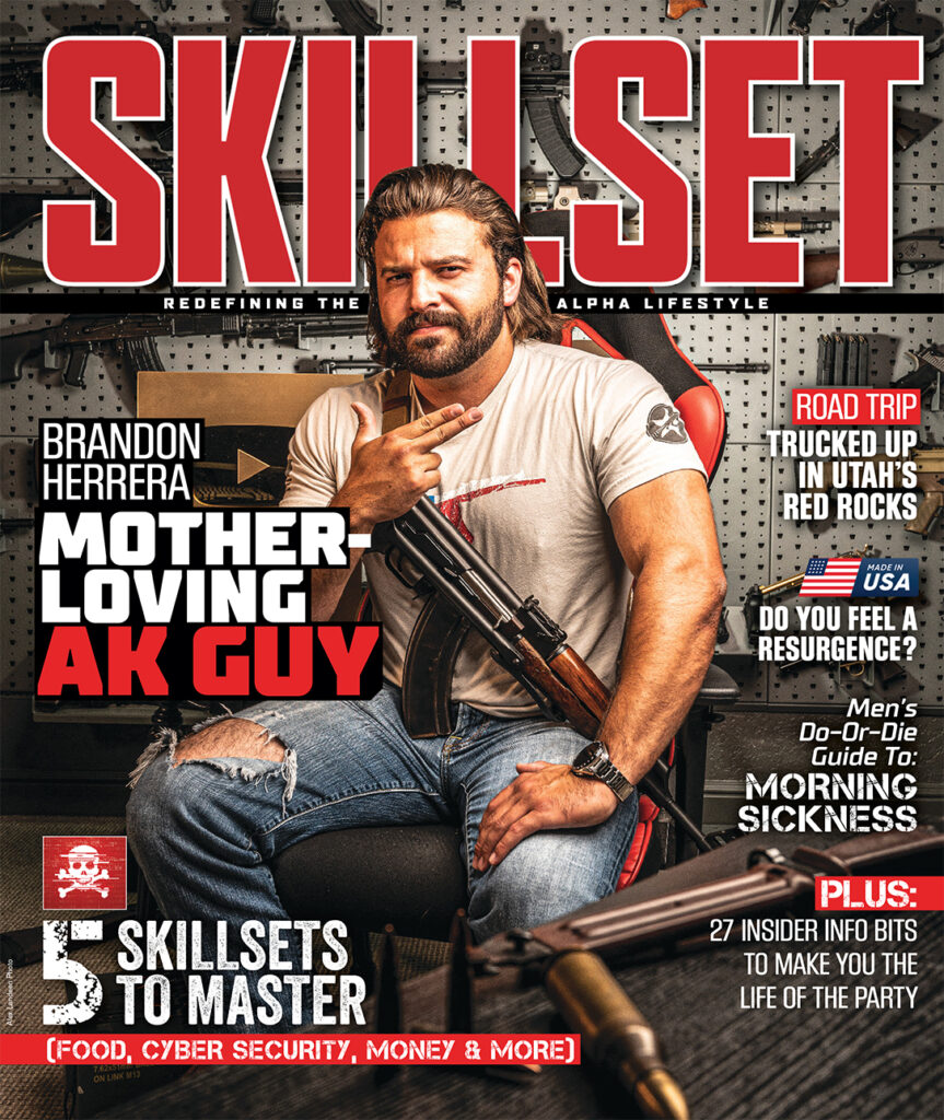 Skillset insert cover from Ballistic August September 2023.