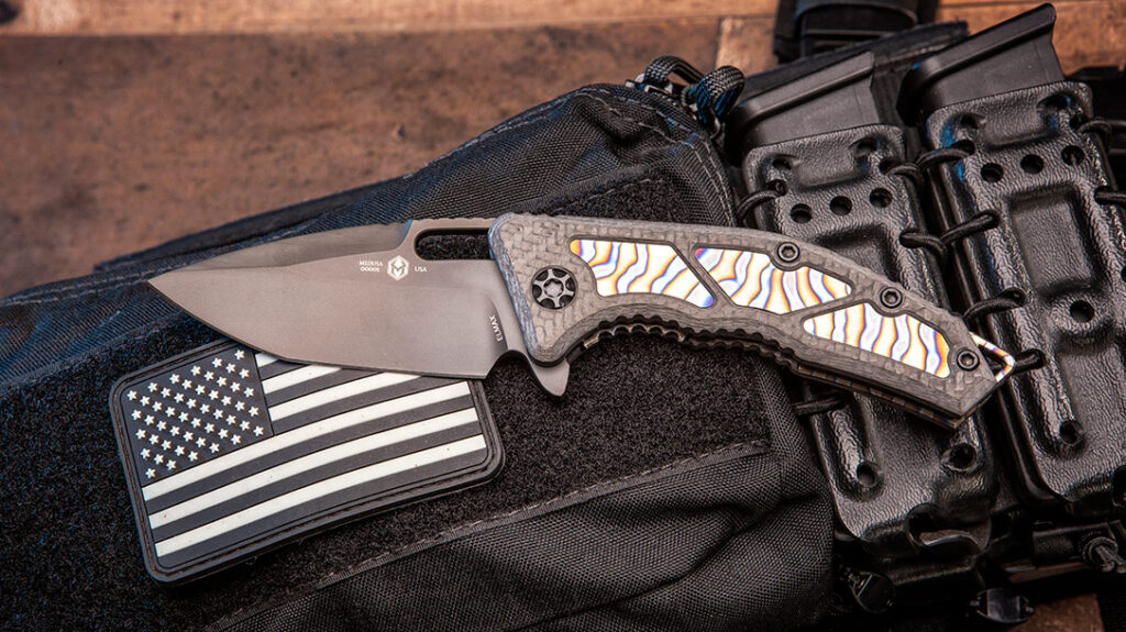 Heretic Knives manual folding knife.
