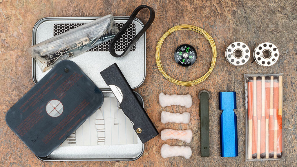 Pocket mini survival kit.